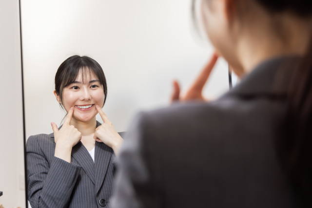 朝の身だしなみチェック