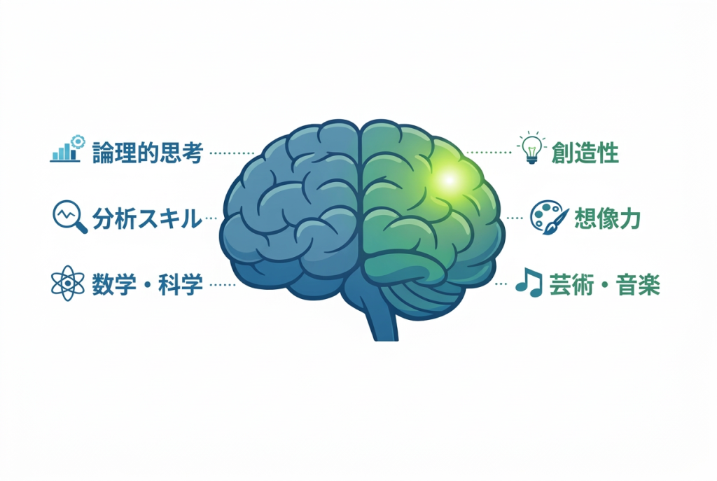 サヴァン症候群 脳内イメージ