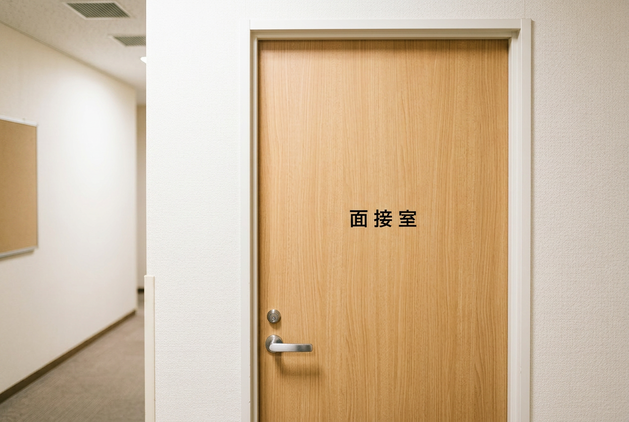 面接の入退室で失敗しない｜椅子・荷物・ドアまで対策
