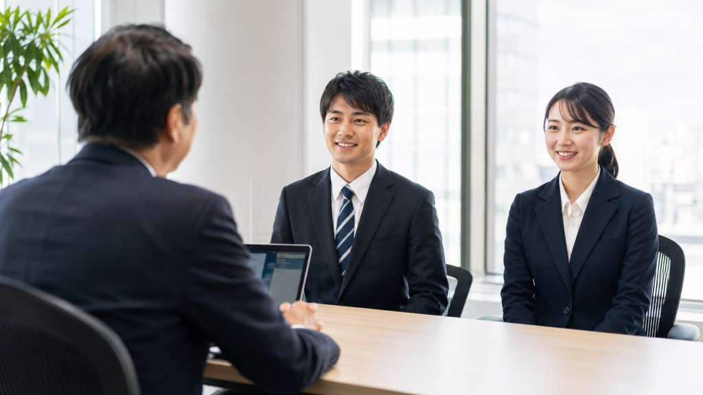 面接、志望動機、複数