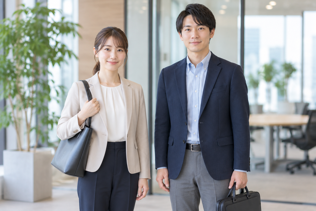 男女オフィスカジュアル
