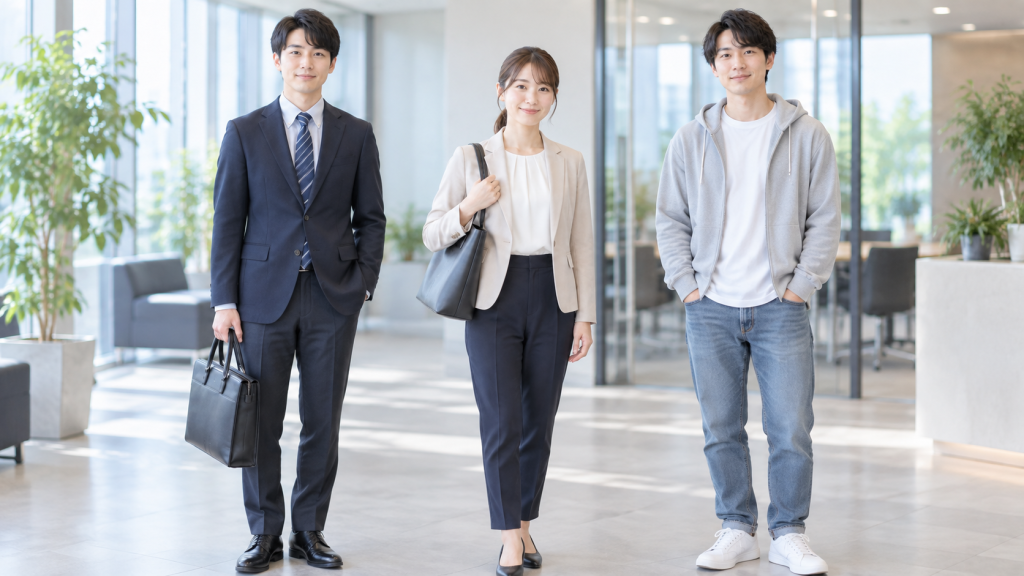 オフィスカジュアルとビジネスカジュアルの違いを理解する